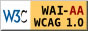 Level Double-A conformance icon, Links to W3C  Web Content Accessibility Guidelines 1.0